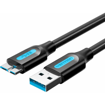 Кабель для зарядки и передачи данных Vention COPBI USB 3.0 AM / micro USB-B 3.0 3 м Black (COPBI) COPBI фото