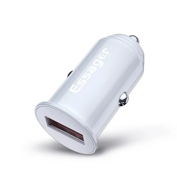Автомобильное зарядное устройство Essager QC3.0 5V 3A White (ECCQC-LL02) ECCQC-LL02 фото