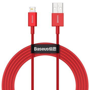 Кабель зарядный Baseus CALYS-C09 USB - Lightning Superior USB Cable 2 м Red (CALYS-C09) CALYS-C09 фото