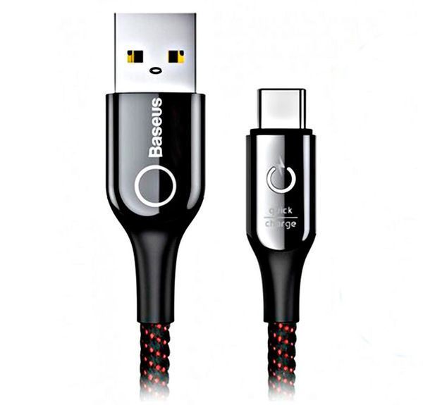 Кабель зарядный Baseus Superior USB Type A - USB Type C 66 Вт SuperCharge SCP 2 м Black (CATYS-A01) CATCD-01 фото