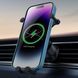 Автомобільний утримувач Baseus SUWX030001 для смартфона із вбудованою індуктивною зарядкою 15 Вт Black (SUWX030001) SUWX030001 фото 9