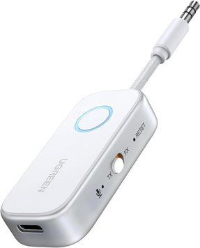 Bluetooth-адаптер Ugreen CM872 Bluetooth 5.4 приемник адаптер 3.5мм White (45812) 45812 фото