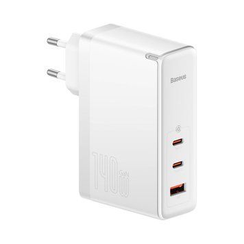 Зарядний пристрій СЗУ Baseus CCGAN140CE GaN5 Pro Fast Charger QC4.0+PD3.1 140W USB+2Type-C 5A Black (CCGP100202) CCGP100202 фото