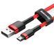 Кабель зарядный Baseus CAMKLF-C09 USB - microUSB Cafule Cable 1.5A 2 м Red (CAMKLF-C09) CAMKLF-C09 фото 8