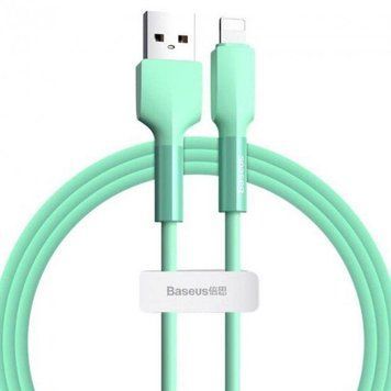 Кабель зарядный Baseus Silica USB - Lightning 2A 1м Green (CALGJ-06) CALGJ-06 фото