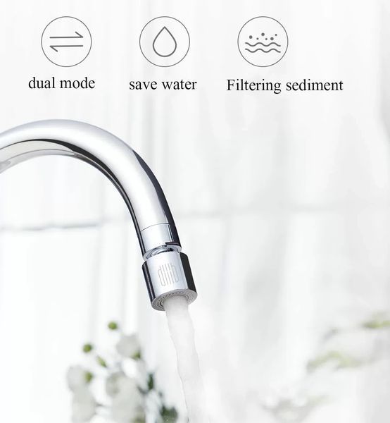 Водосберегающий аэратор на кран для экономии воды Xiaomi Dabai DiiiB Kitchen Faucet Aerator Silver (DXSZ001) DXSZ001 фото