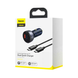 Автомобільний зарядний пристрій Baseus TZCCKX-0G Particular Digital QC 4.0+PD3.0 PPS 65W USB з кабелем TZCCKX-0G фото 10