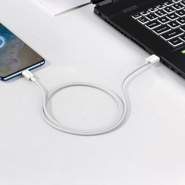 Кабель зарядний Baseus CAMYS-02 USB - microUSB Superior для швидкого заряджання 2A 1 м White (CAMYS-02) CAMYS-02 фото