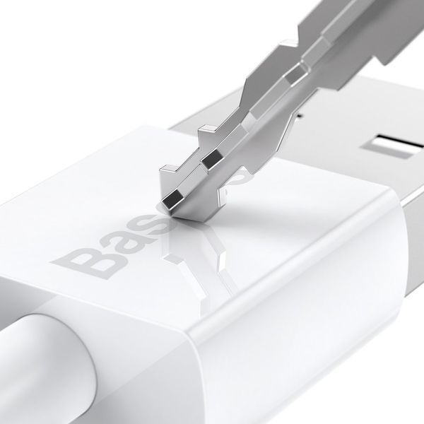 Кабель зарядний Baseus CAMYS-02 USB - microUSB Superior для швидкого заряджання 2A 1 м White (CAMYS-02) CAMYS-02 фото