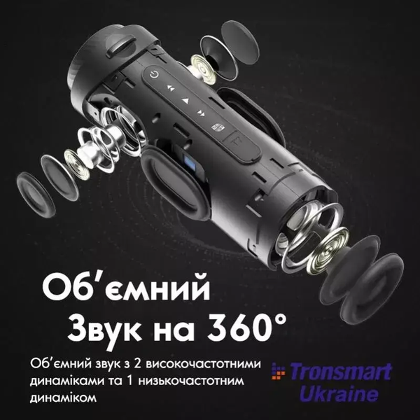 Портативная Bluetooth колонка Tronsmart Element T7 Element T7 Bluetooth 5.3 30w Black (Element T7) Element T7 фото