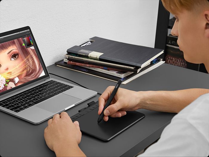 Графический планшет Ugee 6.5" для рисования ретуши Very Peri (S640) S640-P фото