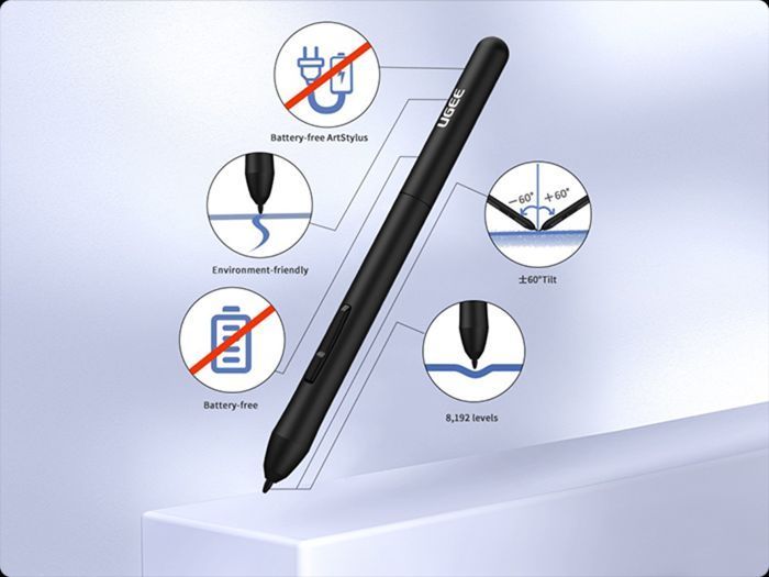 Графический планшет Ugee 6.5" для рисования ретуши Very Peri (S640) S640-P фото