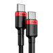 Кабель Baseus CATKLF-BL91 Cafule USB Type-C to USB Type-C PD2.0 100W 20W 2 м Black/Red (CATKLF-BL91) CATKLF-BL91 фото 2