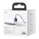 Мережевий зарядний пристрій Baseus TZCCSUP-B03 Super Si 1C з кабелем USB Type C - Lightning 20 Вт PD Blue (TZCCSUP-B03) TZCCSUP-B03 фото 8