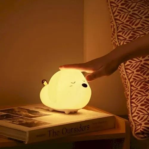 Ночник дитячого силиконового Baseus Cute series doggie silicone night light White (DGAM-B02) DGAM-B02 фото