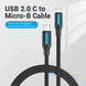 Кабель для синхронізації Vention COVBD USB Type C - Micro USB 0.5 м Black (COVBD) COVBD фото 2