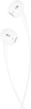 Дротові навушники гарнітура XO EP43 In-ear Earphone 1.2 м White (6920680879175) 6920680879175 фото