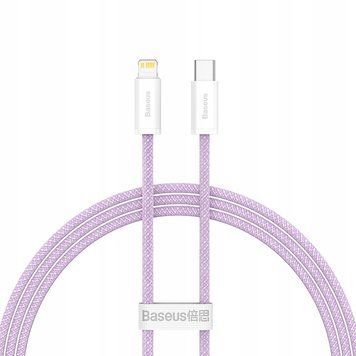 Кабель зарядний Baseus CALD000005 Dynamic Series USB-C to Lightning 1m Purple (CALD000005) CALD000005 фото