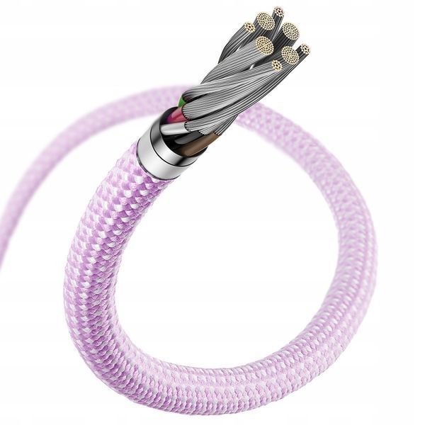 Кабель зарядний Baseus CALD000005 Dynamic Series USB-C to Lightning 1m Purple (CALD000005) CALD000005 фото