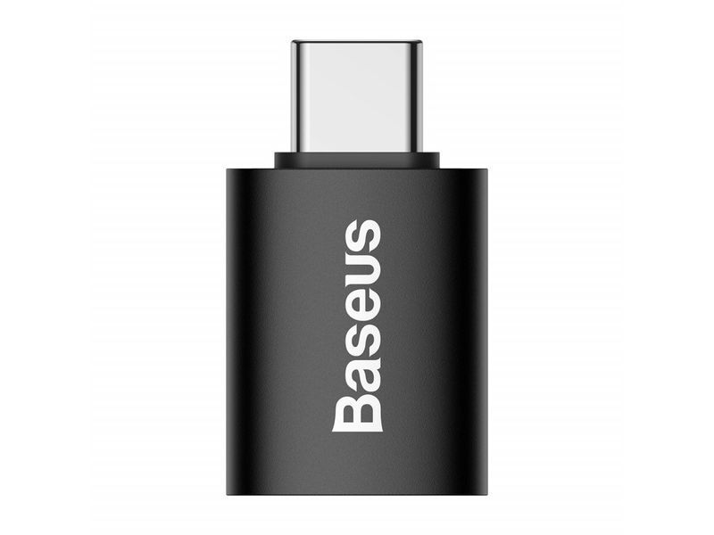 Адаптер переходник BASEUS Type-C to USB Ingenuity Series Mini OTG Black (ZJJQ000001) ZJJQ000001 фото