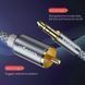 Кабель аудіо Essager 3.5 mm to 2 RCA стереорозгалужувач RCA Y 0.5 м Grey (EYPZJ-MYB0G) EYPZJ-MYB0G фото 3