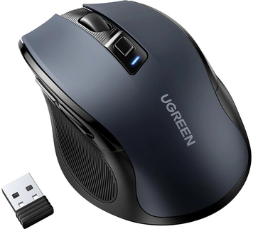 Бездротова безшумна оптична миша UGREEN MU006 Ergonomic Wireless (90545) 90545 фото