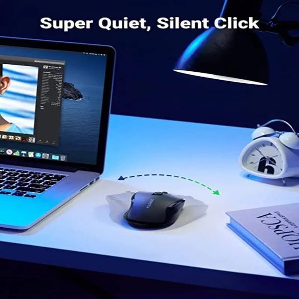 Беспроводная бесшумная оптическая мышь UGREEN MU006 Ergonomic Wireless (90545) 90545 фото