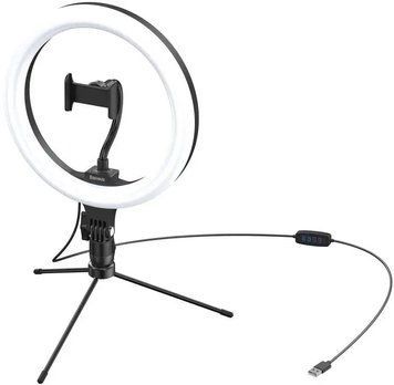 Кольцова LED лампа зі штату Baseus Live Stream Holder-table Stand 25 см (CRZB10-A01) CRZB10-A01 фото