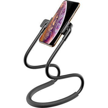 Тримач підставка для смартфона BASEUS New Neck-Mounted Lazy Bracket Black (SUJG-ALR01) SUJG-ALR01 фото