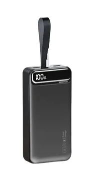 Портативный аккумулятор павербанк BIYA XS30 30000mAh 66W Black (XS30) XS30 фото