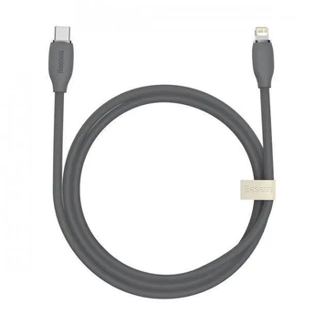 Кабель зарядний Baseus CAGD020001 Jelly Liquid Silica Gel Charging Type-C to Lightning 20W 1.2м Black CAGD020001 фото