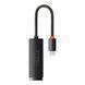 Дротовий мережевий адаптер Baseus WKQX000201 Lite USB Type C - роз'єм RJ45 LAN 100 Мбіт/с Black (WKQX000201) WKQX000201 фото 7