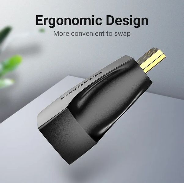 Перехідник Vention AISB0 Mini HDMI to HDMI Black (AISB0) AISB0 фото