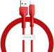 Кабель зарядний Baseus CALGJ-09 USB - Lightning Silica Gel Cable 1 м Red (CALGJ-09) CALGJ-09 фото 1
