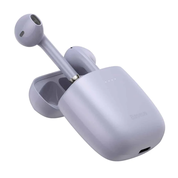 Бездротові навушники Bluetooth Baseus NGTW030105 Encok W04 Bluetooth 5.0 Purple (NGTW030105) NGTW030105 фото
