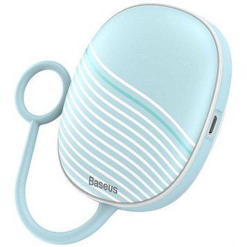 Портативна грекилка для рук-ночник Baseus Little Tail Camping Light Hand Warmer Blue (ACWEB-C1) ACWEB-C1 фото