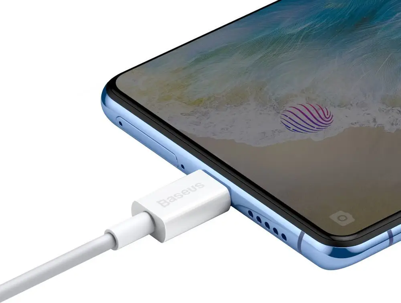 Кабель зарядний Baseus CAMYS-A02 USB &mdash; microUSB Superior Series Fast Charging 2A 2 м White (CAMYS-A02) CAMYS-A02 фото
