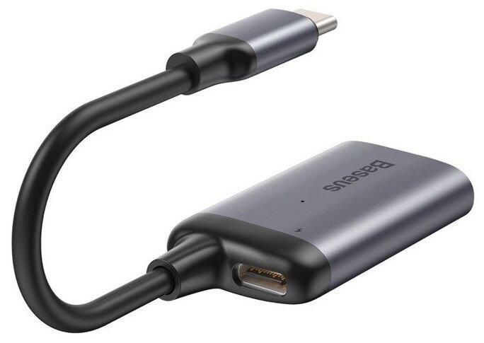 USB-концентратор Baseus Enjoyment Series Type-C to HD4K+PD HUB конвертер Deep gray (CAHUB-W0G) CAHUB-W0G фото
