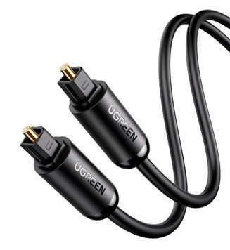 Кабель аудіо Ugreen Toslink оптичний 4mm 2М Black (AV122) 70892 фото