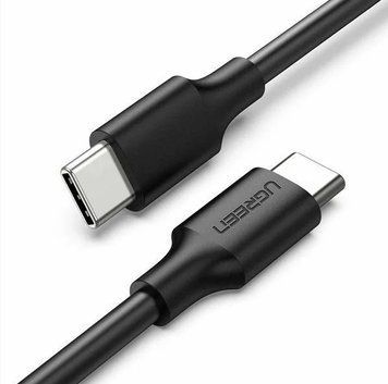 Кабель зарядный Ugreen USB 2.0 Type-C to Type-C PD QC 4.0 2М Black (US286) 10306 фото
