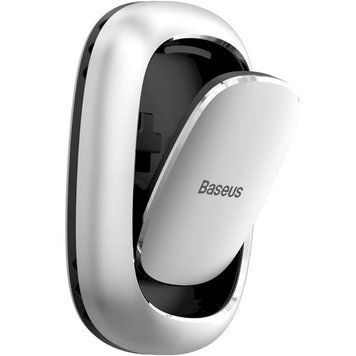 Универсальный самоклеящийся держатель-крючок для одежды BASEUS Beetle Vehicle Hook Silver (ACGGJK-0S) ACGGJK-0S фото