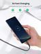 Кабель зарядный UGREEN US332 USB Type A - Type-C для быстрой зарядки плоский 0.5 м Black (10971) 10971 фото 2