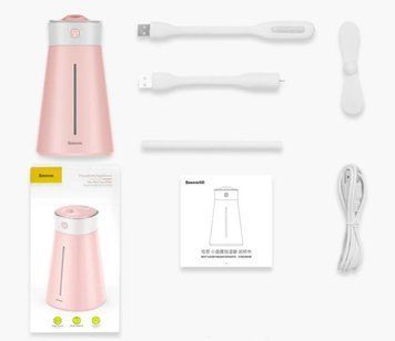Зволожувач повітря Baseus Slim Waist Humidifier Pink (DHMY-A04) DHMY-B04 фото