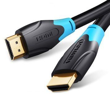 Кабель відео Vention HDMI 2.0 4K 3D 2M Black (AACBH) AACBH фото